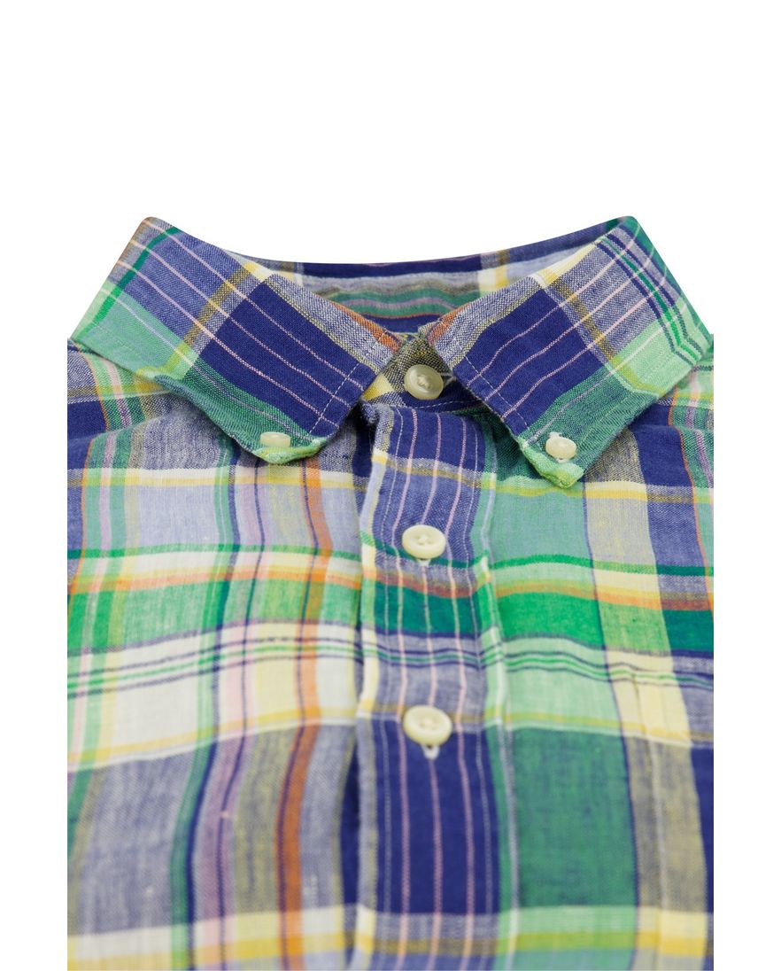 Polo Ralph Lauren overhemd normale fit navy geruit