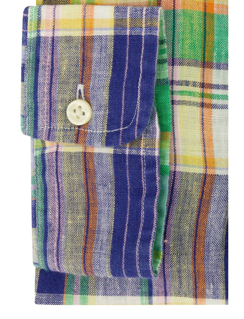 Polo Ralph Lauren overhemd donkerblauw groen geruit