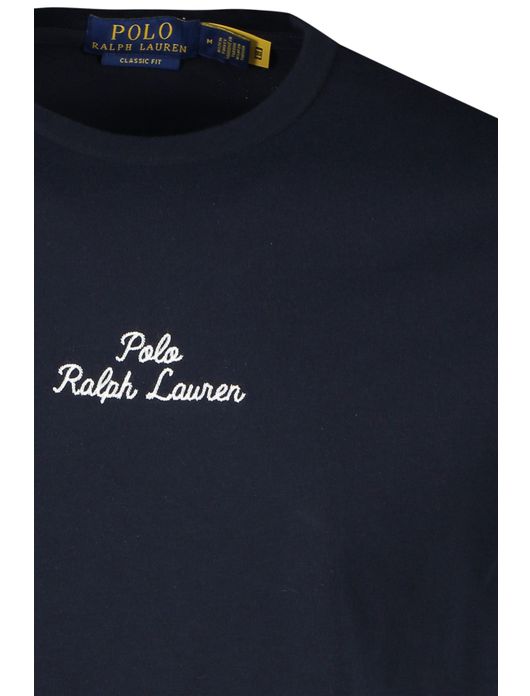 Polo Ralph Lauren t-shirt donkerblauw opdruk