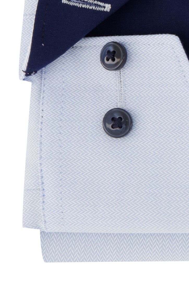 Olymp overhemd normale fit lichtblauw katoen