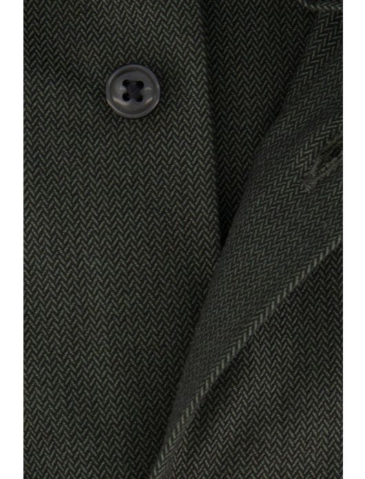 Olymp overhemd groen katoen