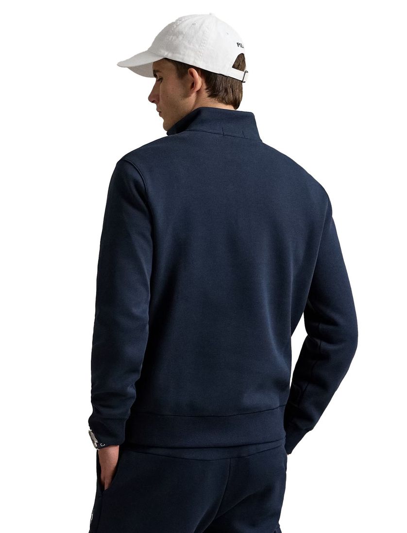 Polo Ralph Lauren trui navy half zip katoen