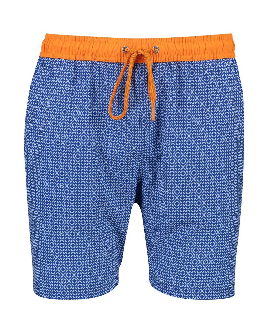 Paul & Shark zwembroek blauw geprint