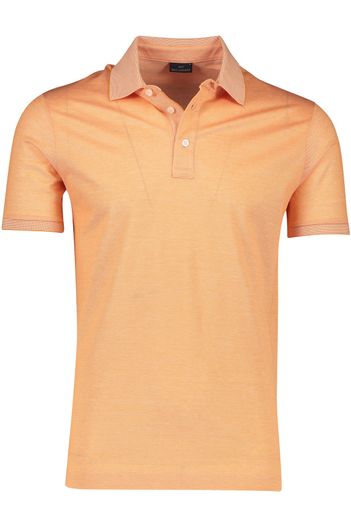 Paul & Shark Paul & Shark polo oranje katoen 3-knoops wijde fit