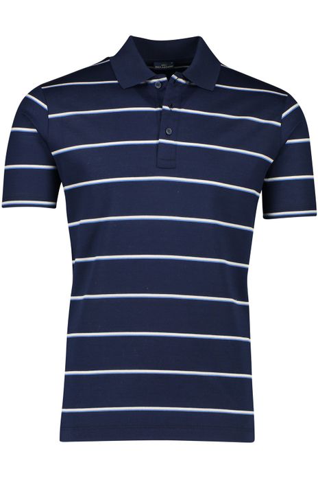 Paul & Shark katoenen polo wijde fit korte mouw 3-knoops