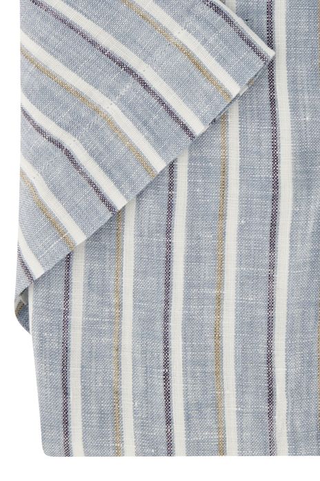 Paul & Shark overhemd wijde fit lichtblauw gestreept