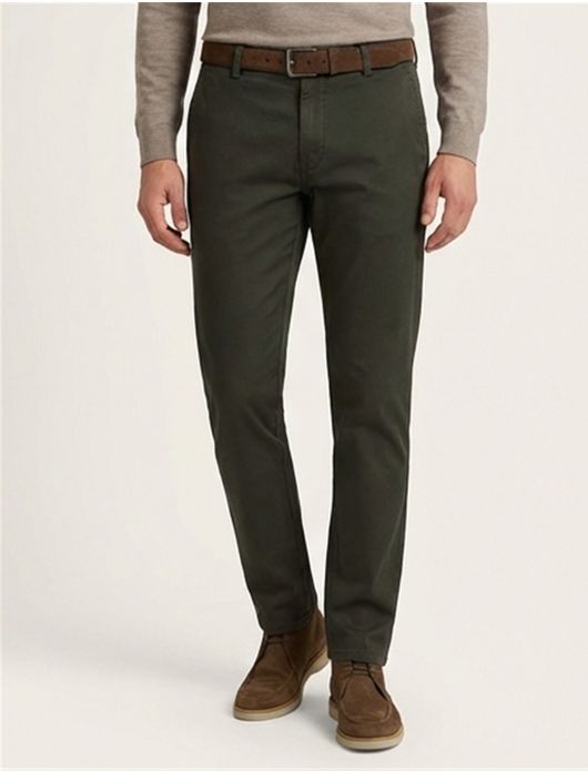 Meyer Pantalon groen rio stretch