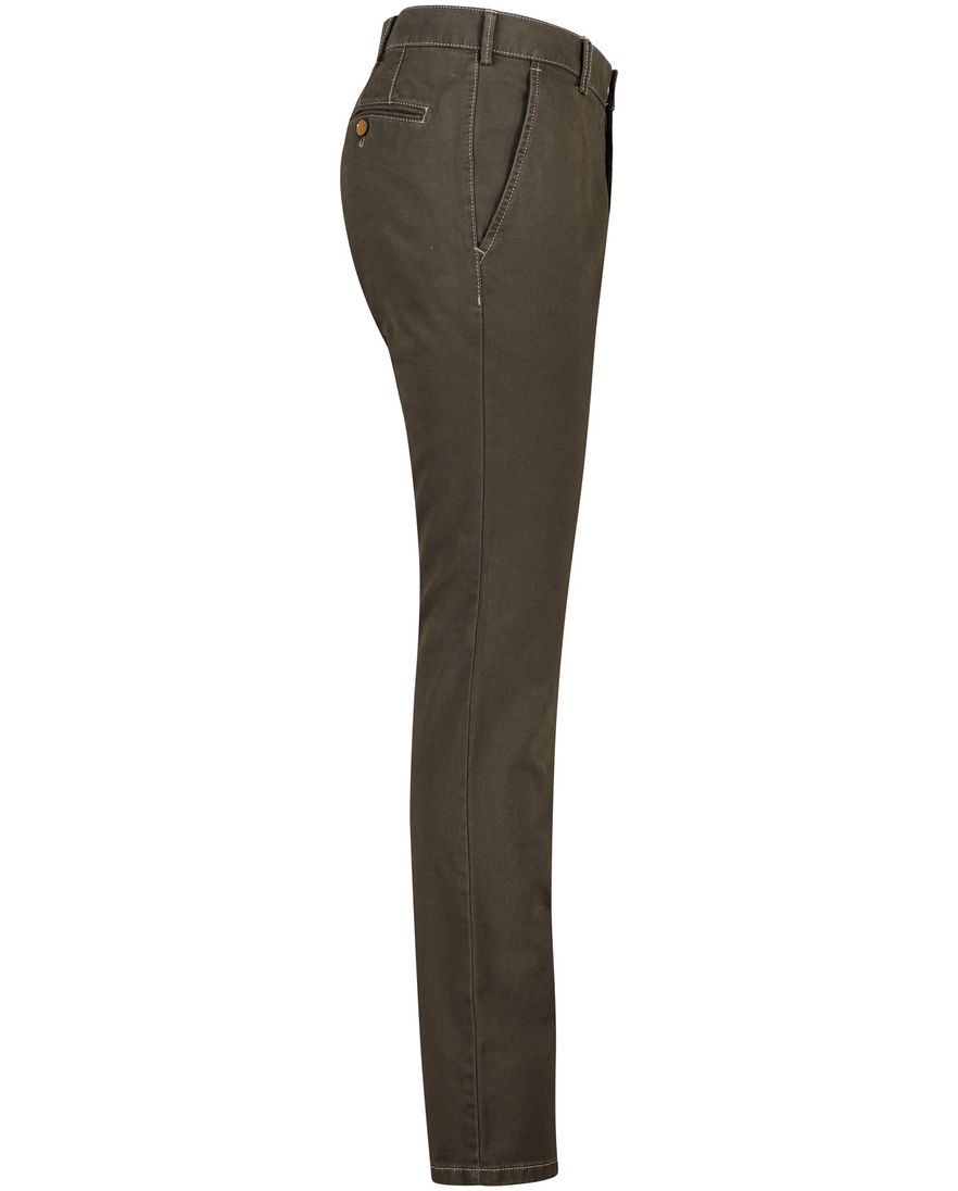 Meyer katoenen broek Rio modern fit groen