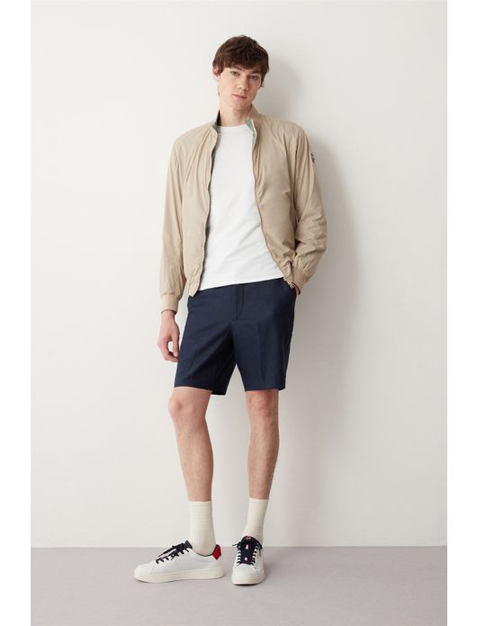 Colmar zomerjas dubbelzijdig beige groen