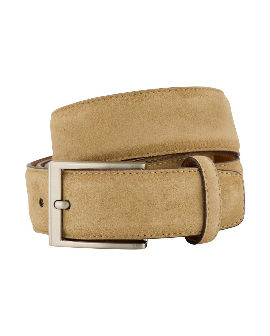 Beige Magnanni leren riem