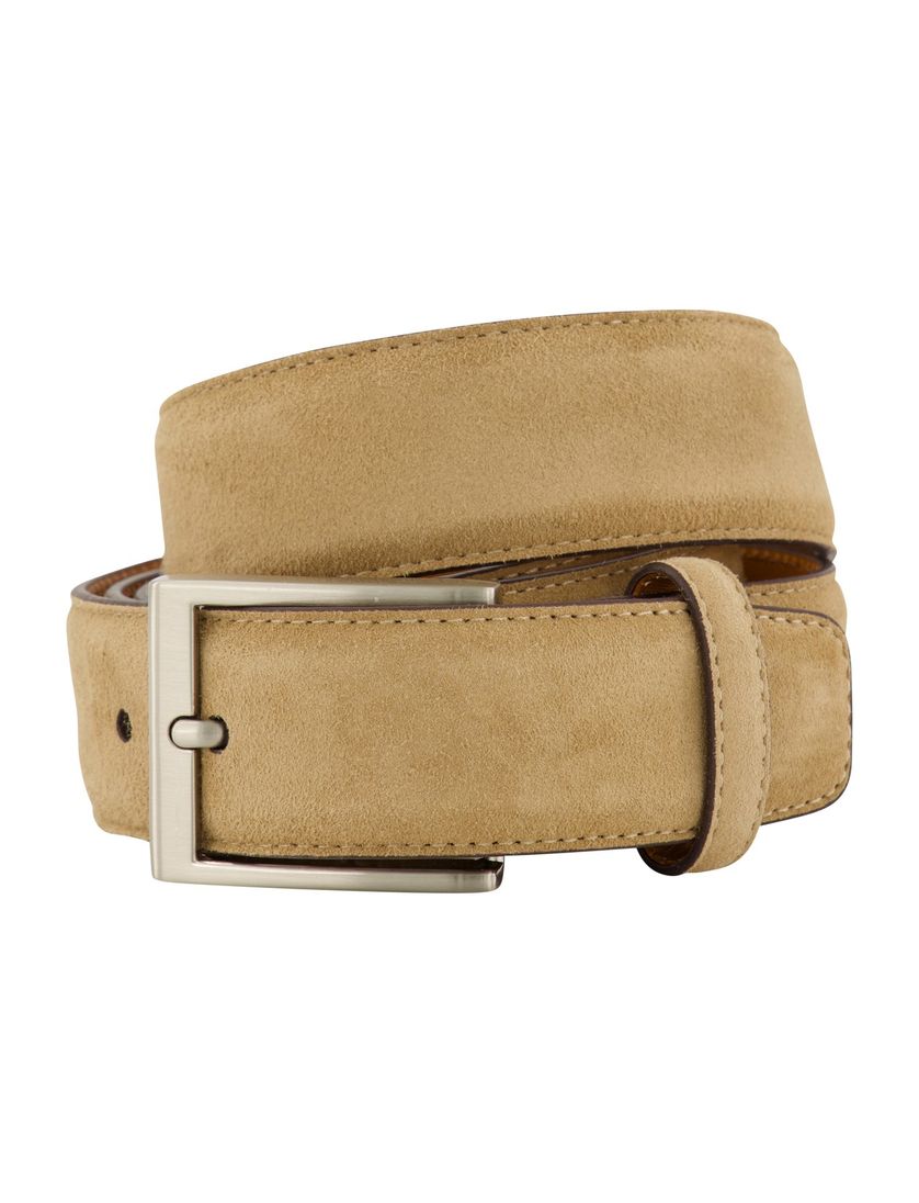 Leren Magnanni riem beige