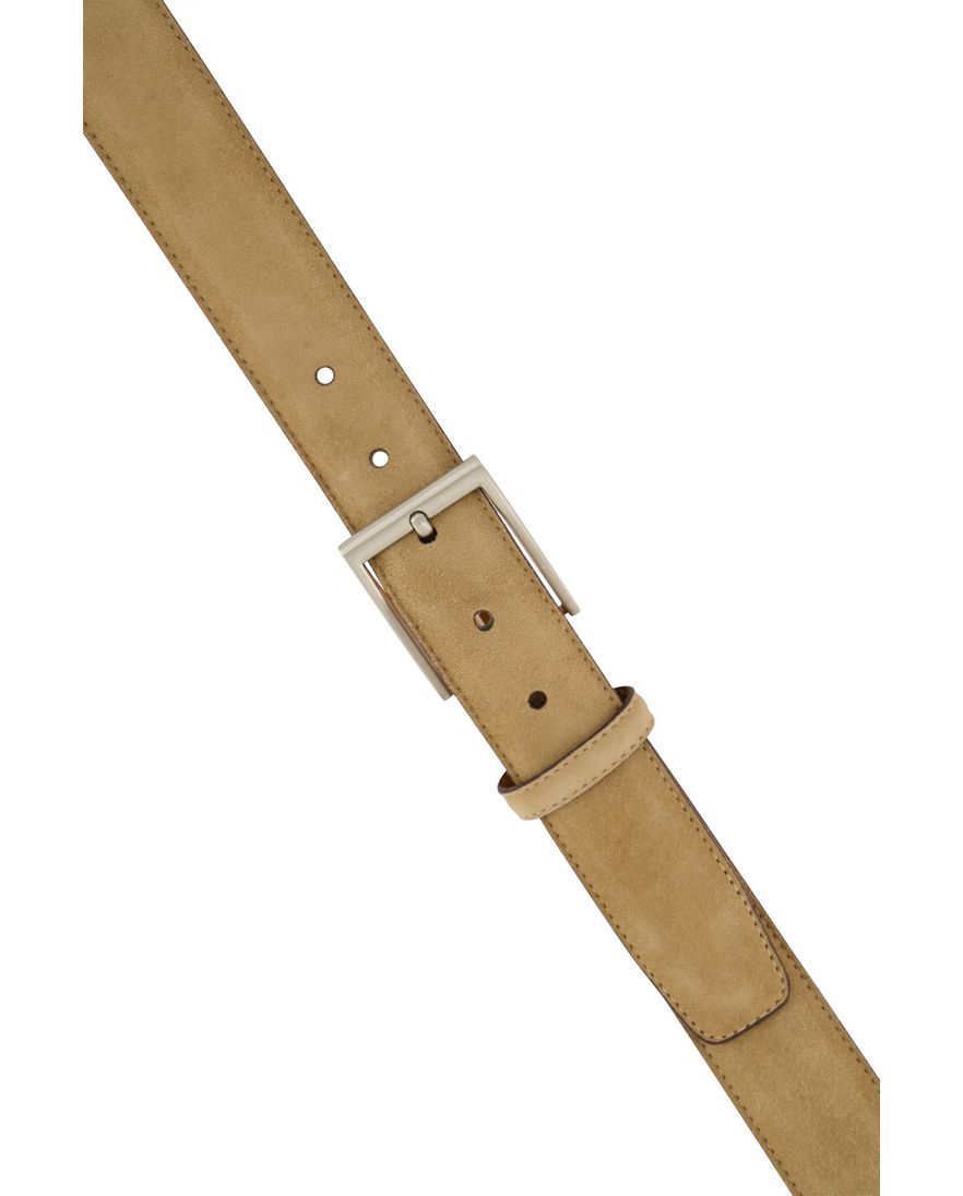 Beige Magnanni leren riem