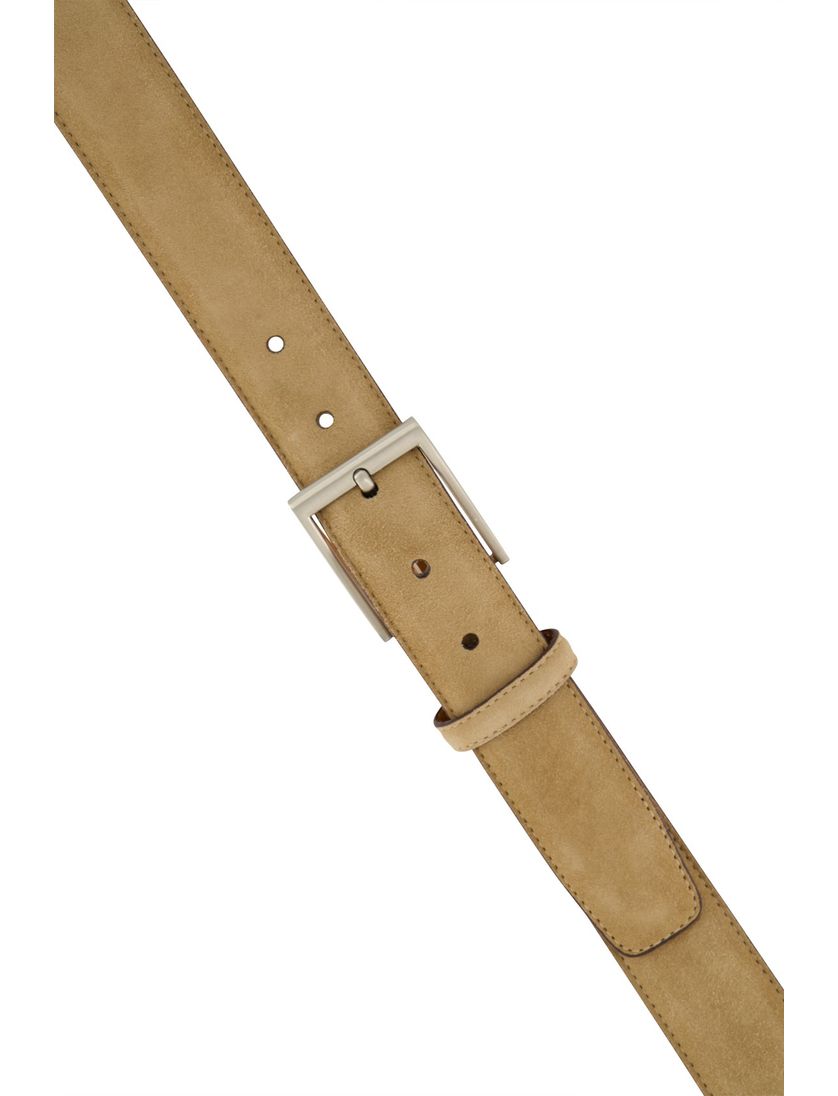 Leren Magnanni riem beige