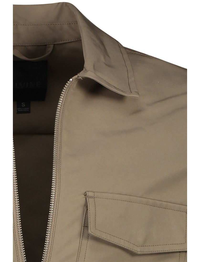 Elvine zomerjas dubbele borstzak bruin Kristoffer normale fit