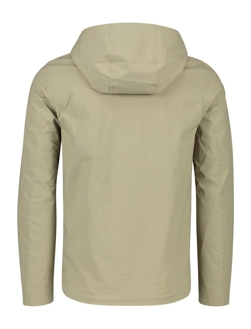 Elvine normale fit zomerjas waterdicht groen capuchon