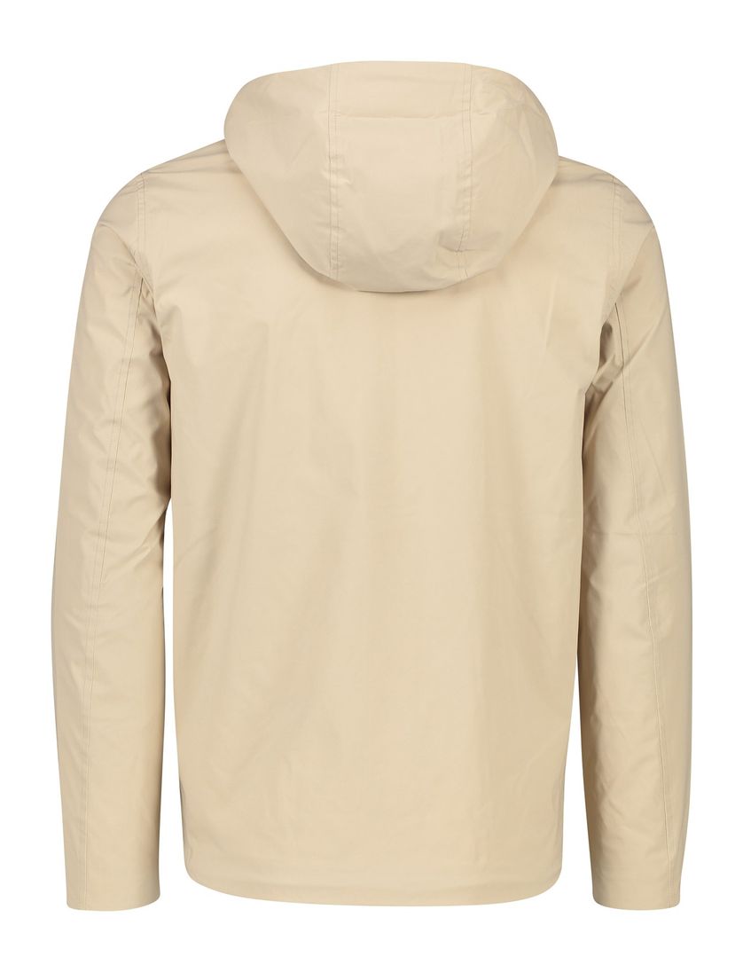 Elvine wachterdichte zomerjas beige Ayden normale fit capuchon