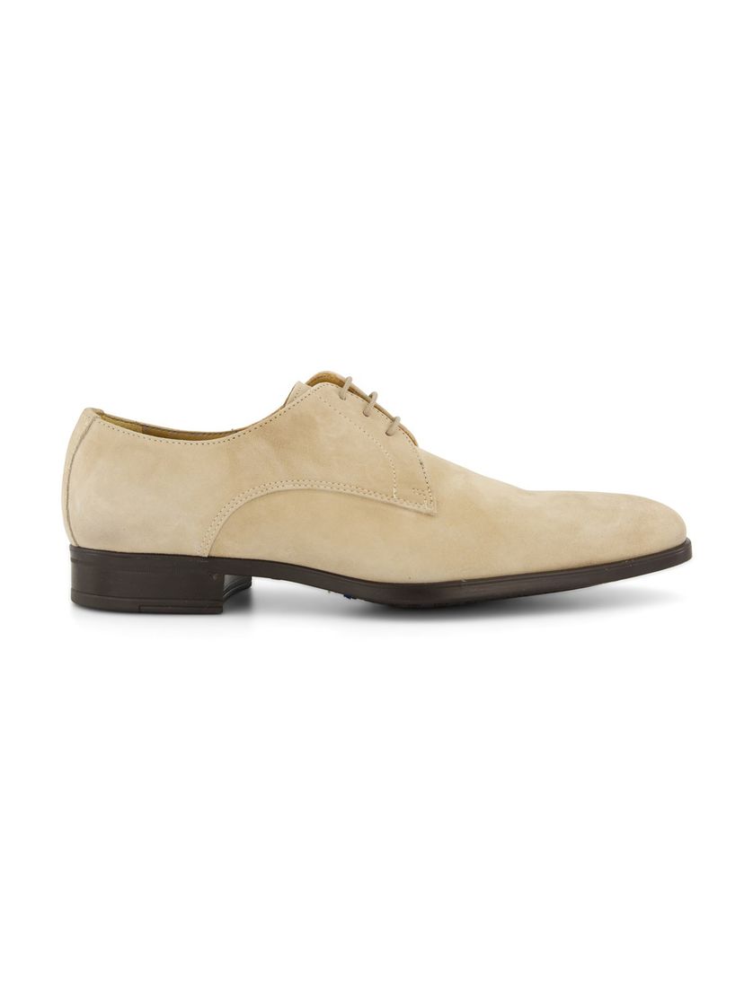 Giorgio veterschoenen beige effen leer