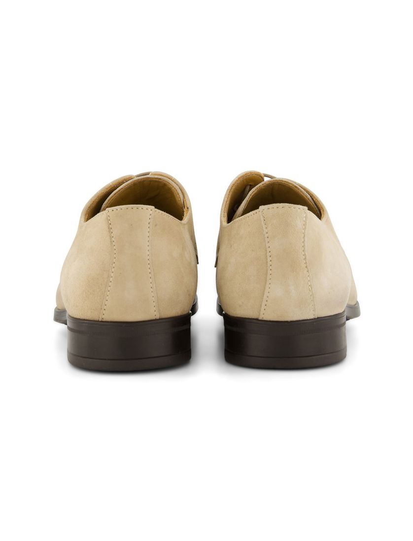 Giorgio veterschoenen beige effen leer