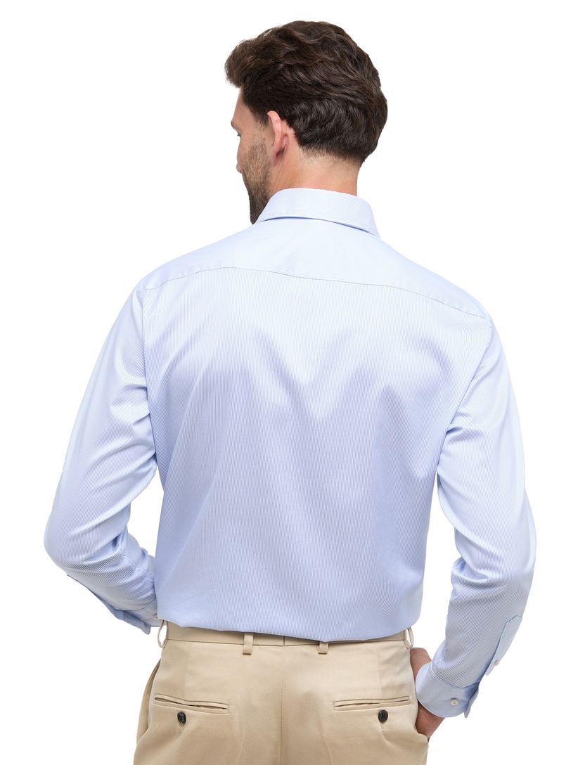 Eterna katoenen overhemd blauw modern fit