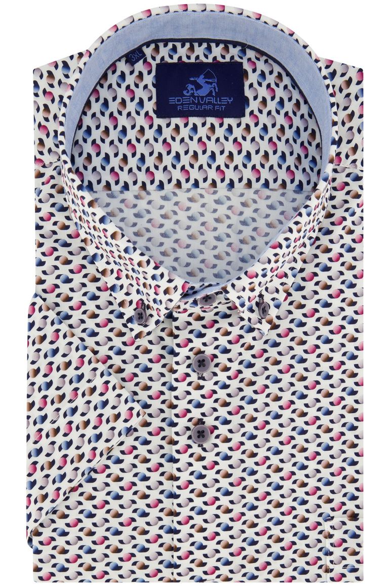 Eden Valley overhemd korte mouw geprint