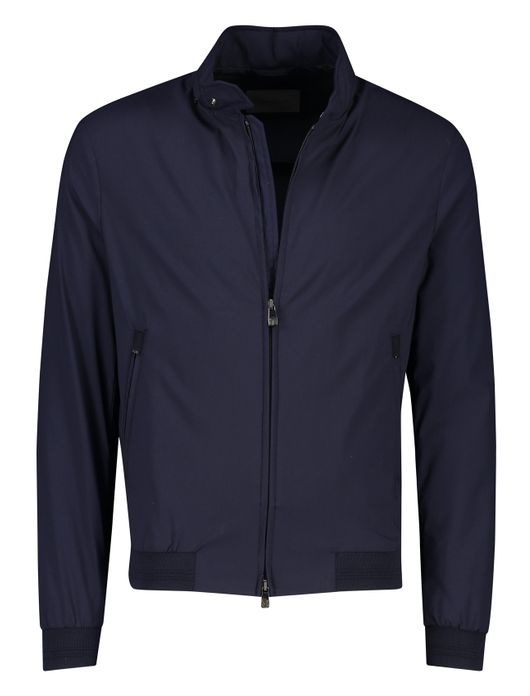 Corneliani zomerjas donkerblauw waterafstotend