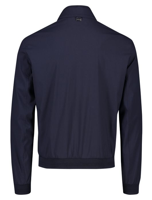 Corneliani zomerjas donkerblauw waterafstotend