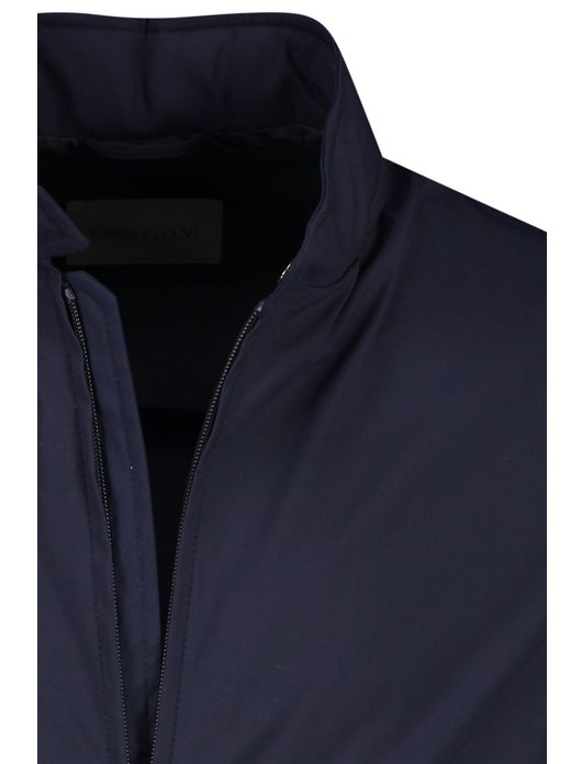 Corneliani zomerjas donkerblauw waterafstotend