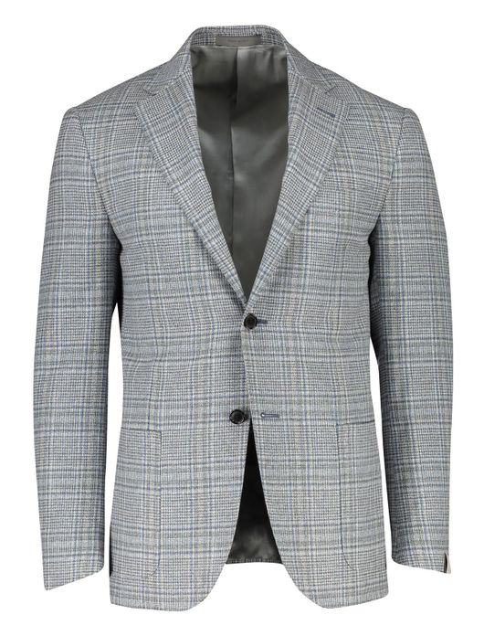 Corneliani colbert blauw geruit