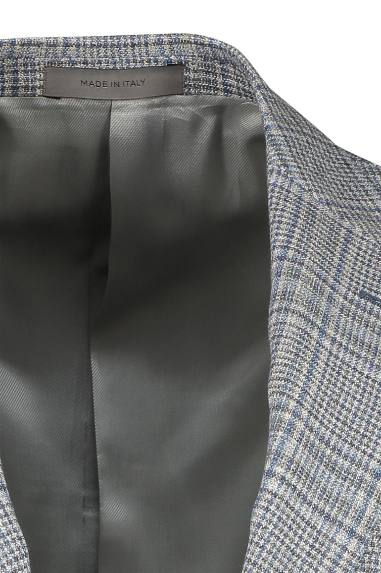 Corneliani colbert blauw geruit