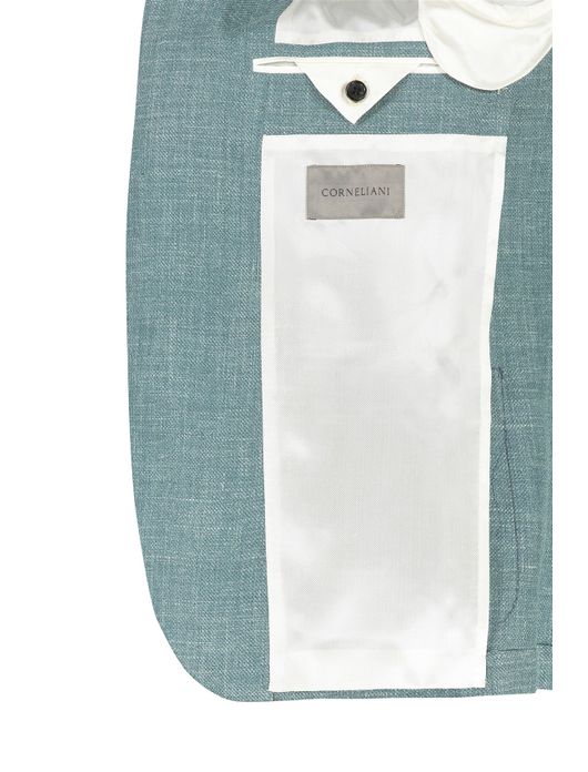 Corneliani colbert blauw gemeleerd