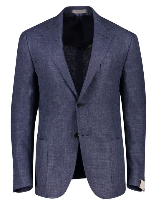 Corneliani colbert donkerblauw gemeleerd