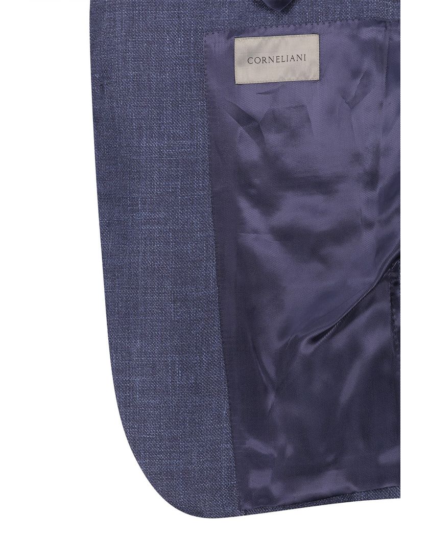 Gemêleerd Corneliani colbert navy borstzak