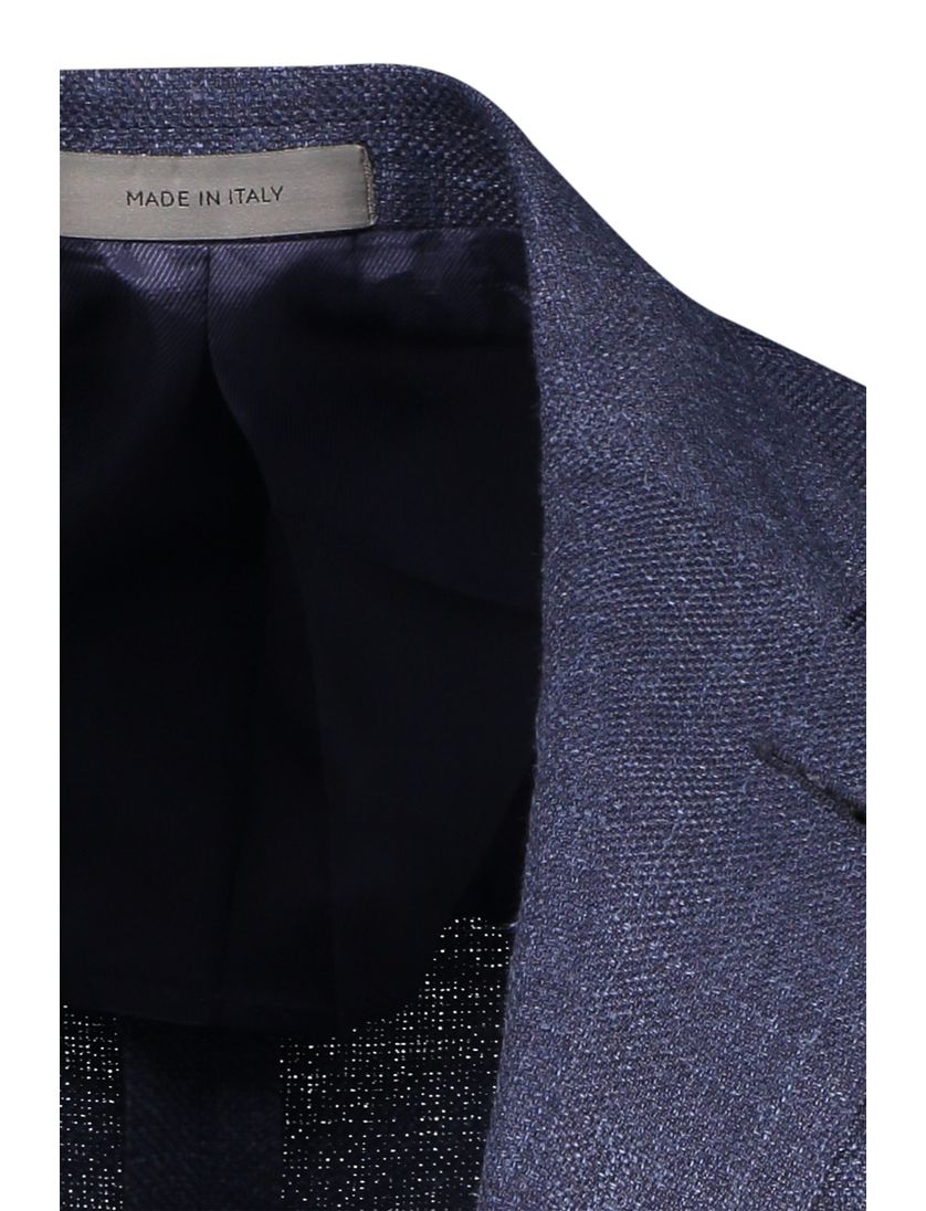 Gemêleerd Corneliani colbert navy borstzak