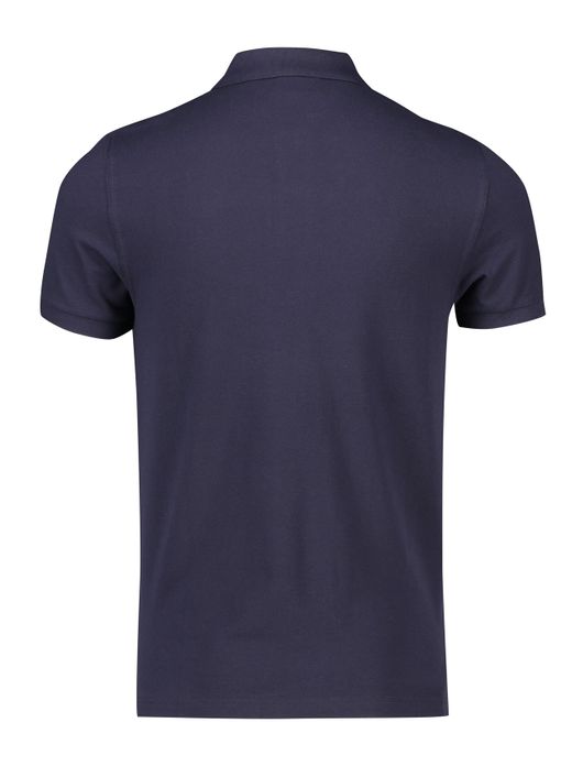 Gant polo donkerblauw 2-knoops pique