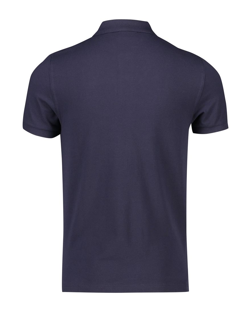 Gant polo normale fit donkerblauw effen