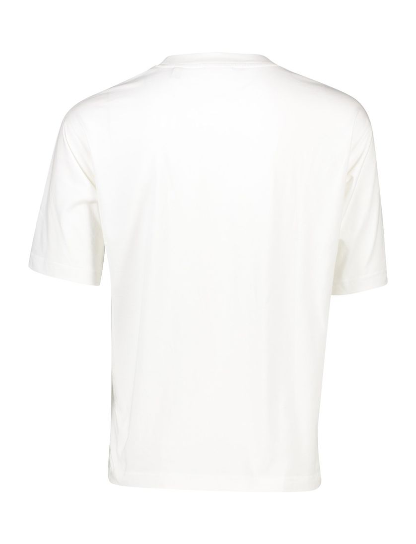Katoenen Gant t-shirt wit opdruk Hawaii normale fit
