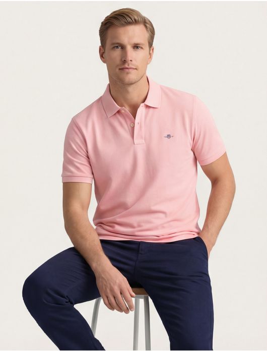 Gant polo roze regular fit