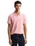 Katoenen Gant polo 2-knoops roze regular fit