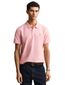Katoenen Gant polo 2-knoops roze regular fit