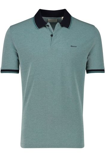 Gant Katoenen Gant polo turquoise normale fit