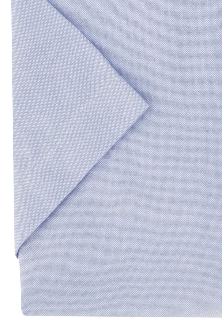 katoenen Gant overhemd korte mouw normale fit lichtblauw