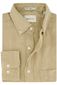 Gant overhemd beige linnen