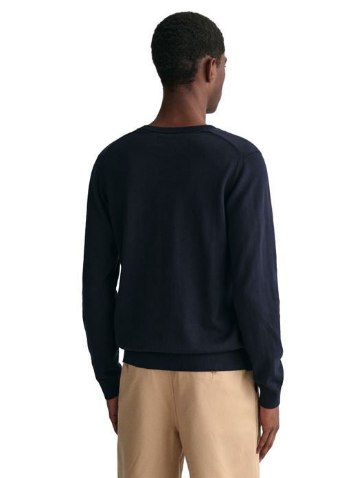 Gant trui donkerblauw regular fit