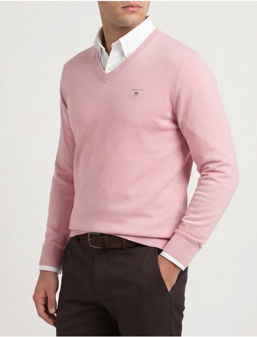 Gant trui roze katoen