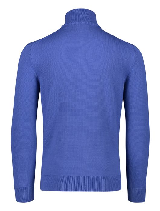 Gant vest blauw dubbele rits