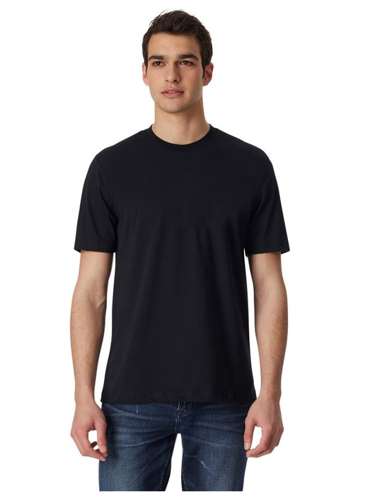 Schiesser T-shirt American zwart 2- pack