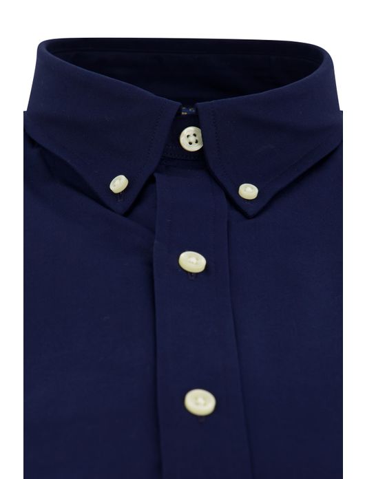Polo Ralph Lauren overhemd donkerblauw slim fit