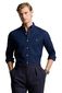 Polo Ralph Lauren overhemd donkerblauw slim fit