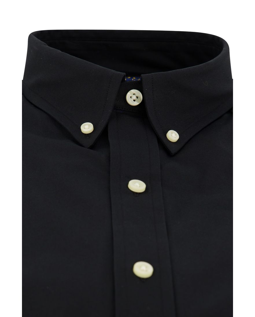 Polo Ralph Lauren zwart overhemd slim fit katoen