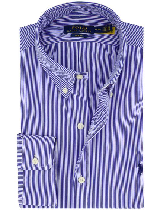 Polo Ralph Lauren overhemd blauw slim fit